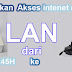 Setting router Tenda N301 dengan kabel LAN Sebagai Sumber internet