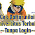 Cara cek Daftar nilai ujian Universitas Terbuka Tanpa Login